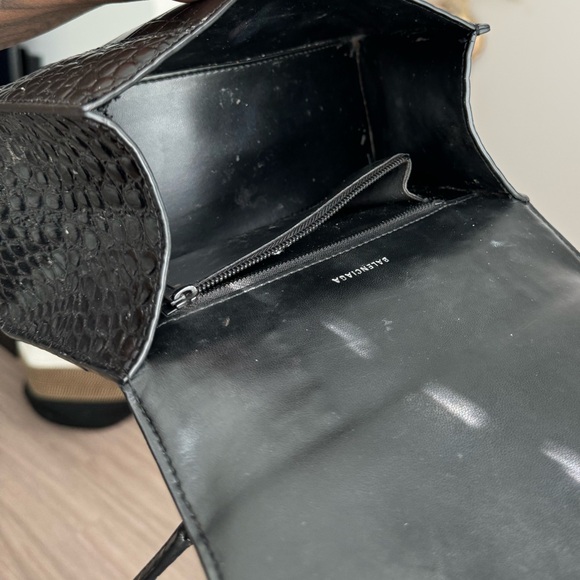 Balenciaga Hourglass XS Handbag Crocodile Embossed - Picture 3 of 3